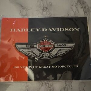 Harley Davidson 100th logo patch